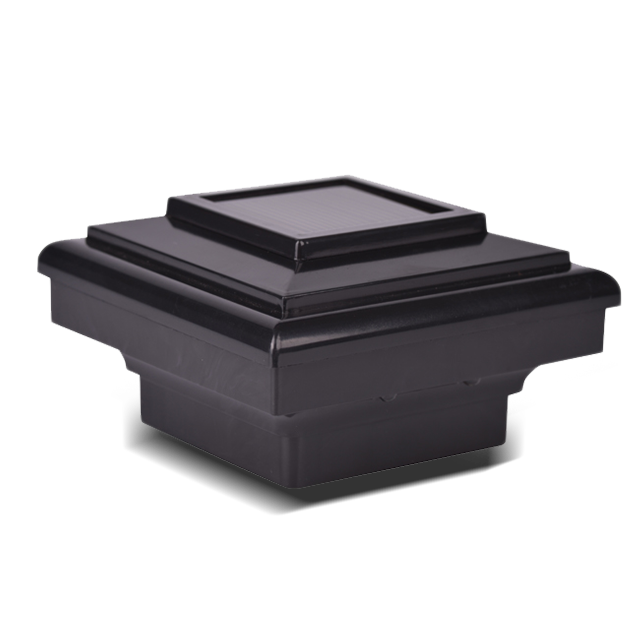 2211-F7 BL โคมไฟเสาสี่เหลี่ยมพลังงานแสงอาทิตย์สำหรับตกแต่งสีดำ 2211-F7 BL โคมไฟเสาสี่เหลี่ยมพลังงานแสงอาทิตย์สำหรับตกแต่งสีดำ