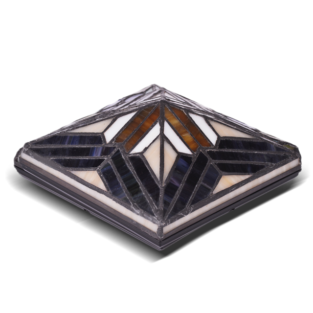 2211-TC3 ฝาครอบโพสต์แก้วที่มีประโยชน์ Tiffany Splicing 2211-TC3 ฝาครอบโพสต์แก้วที่มีประโยชน์ Tiffany Splicing